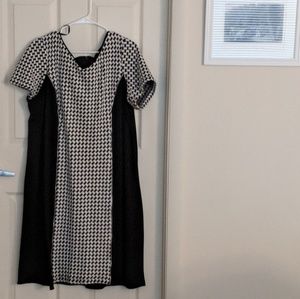 Houndstooth Sheath Dress